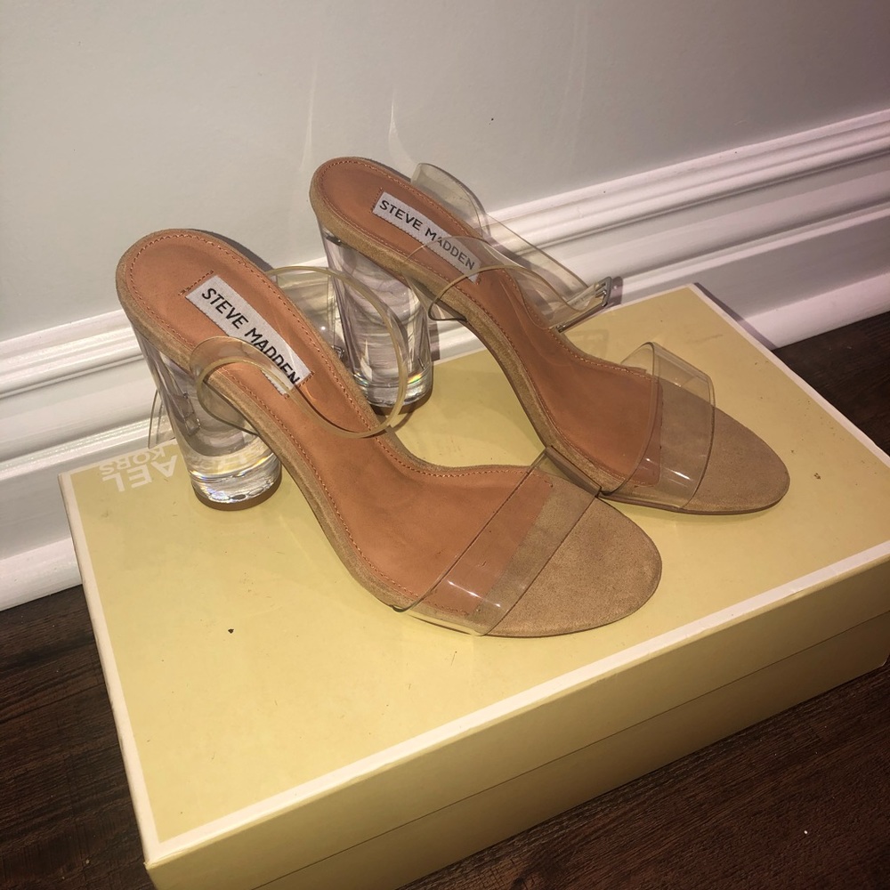 Steve Madden- The perfect clear heel